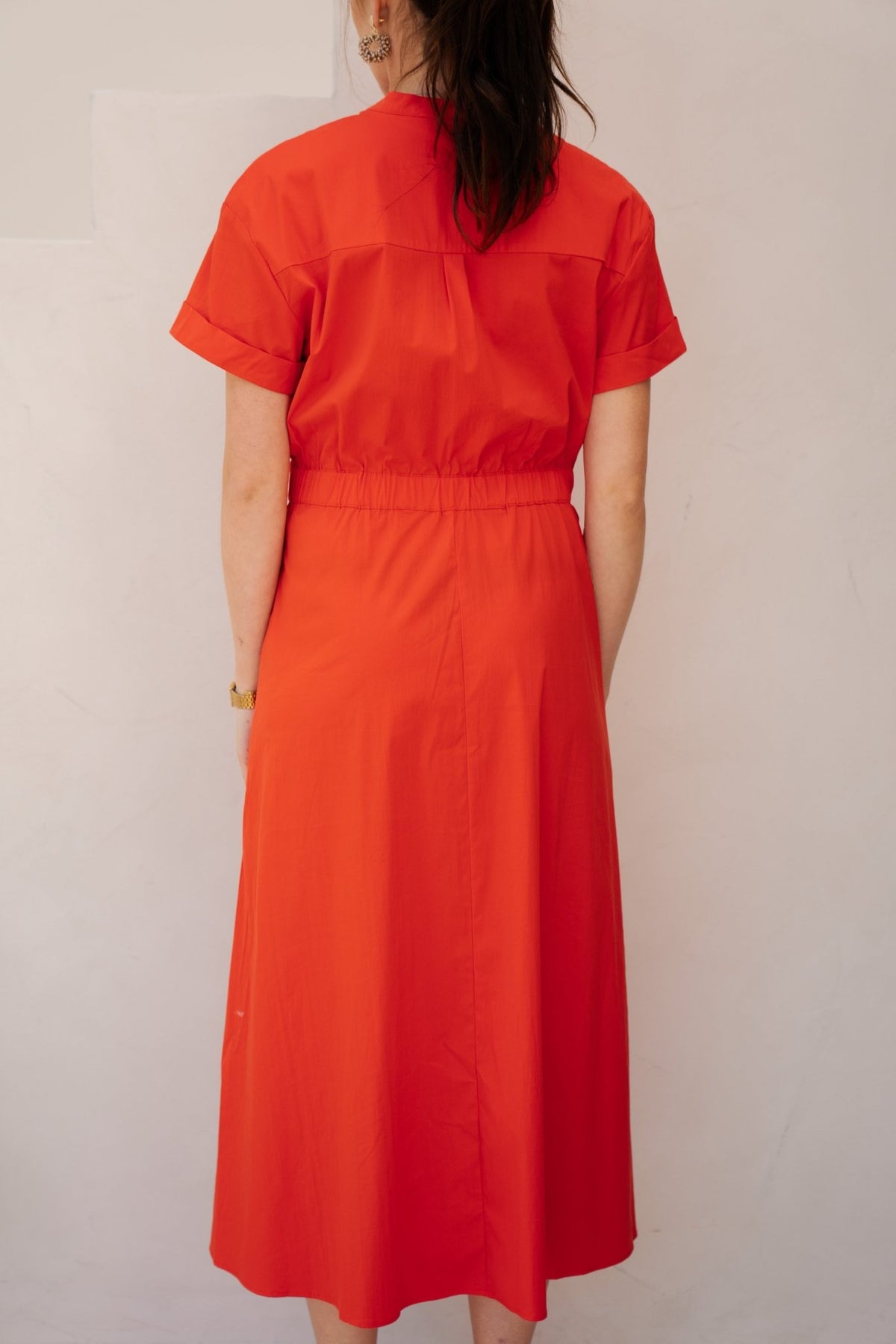 ElaraCC wrap dress flame - Bij Keesje - Co'couture - Jurk