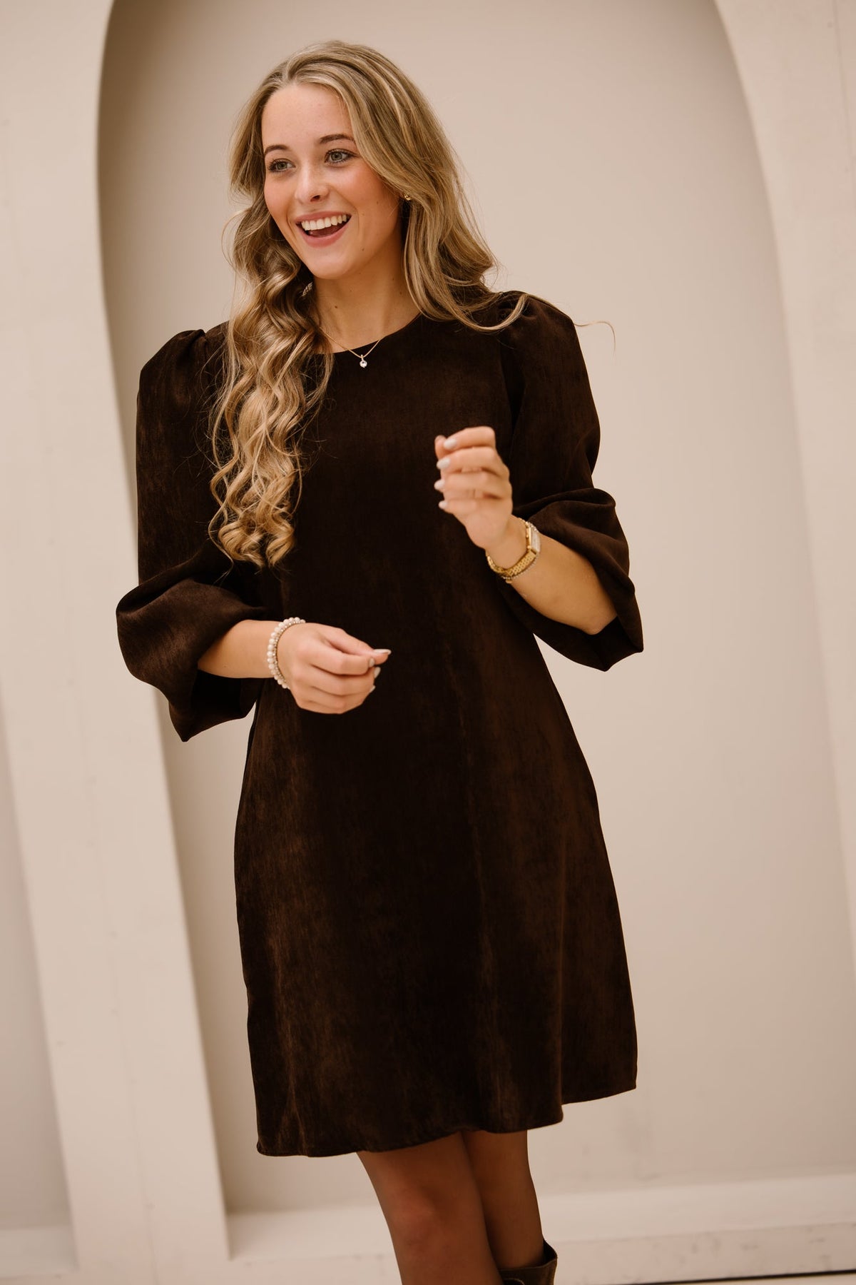 Elene dress brown - Bij Keesje - Bij Keesje - Jurk