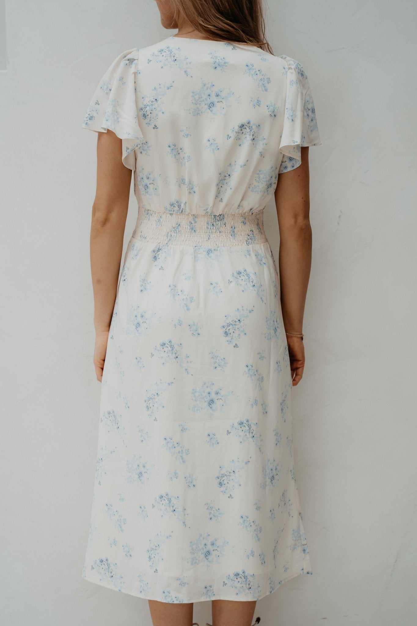 Eleni Delicate Flower Dress Creme - Bij Keesje - Neo Noir - Jurk