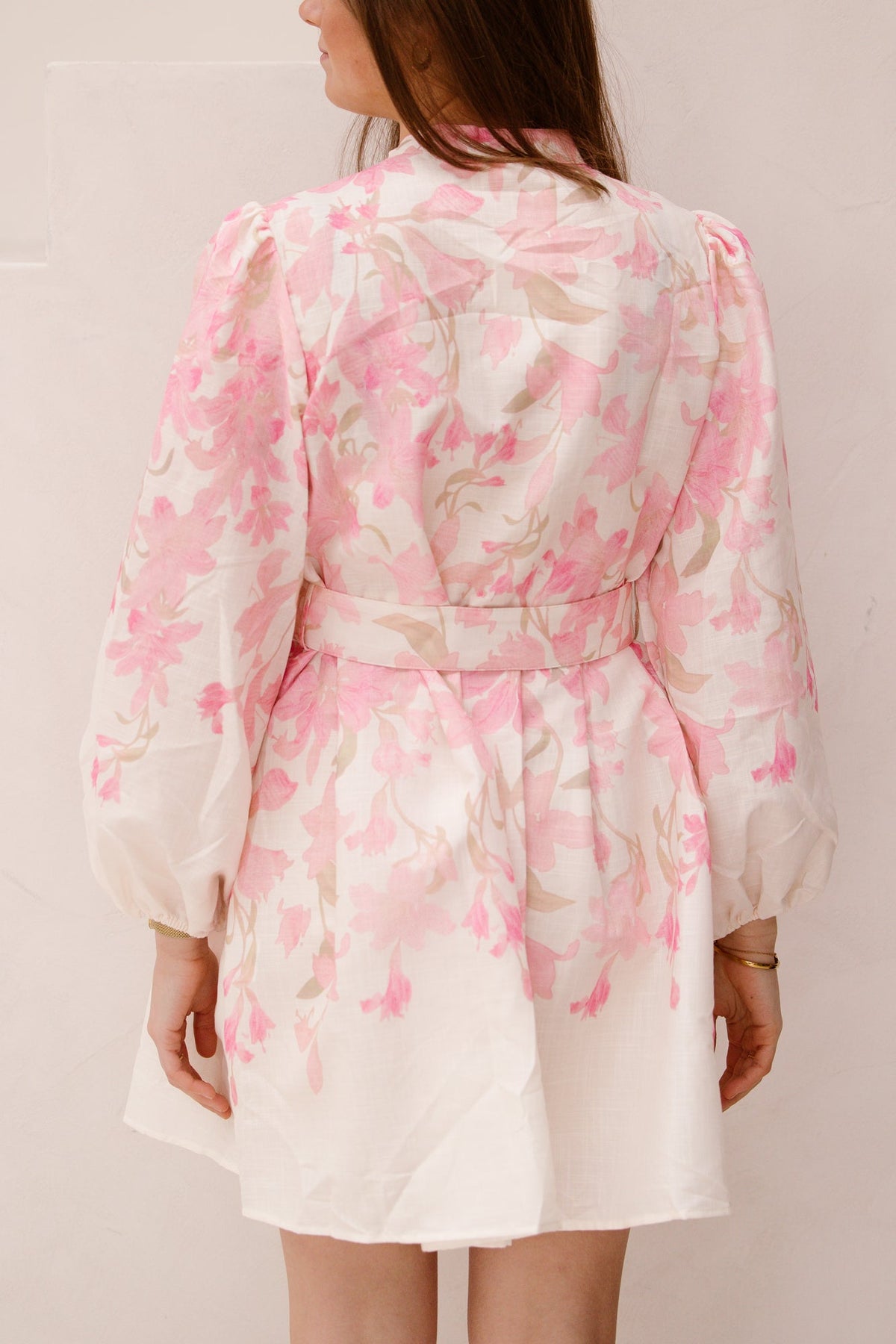 Elia Dress Flower Pink - Bij Keesje - Bij Keesje - Jurk