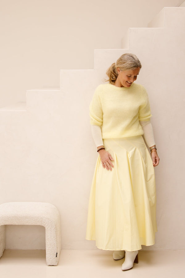 Elif Skirt Yellow - Bij Keesje - Bij Keesje - Rokken