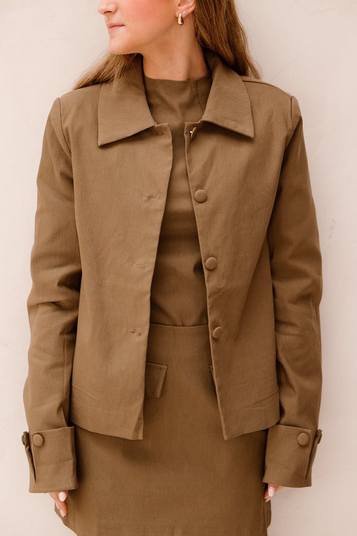 Elijn jasje army - Bij Keesje - Bij Keesje - top