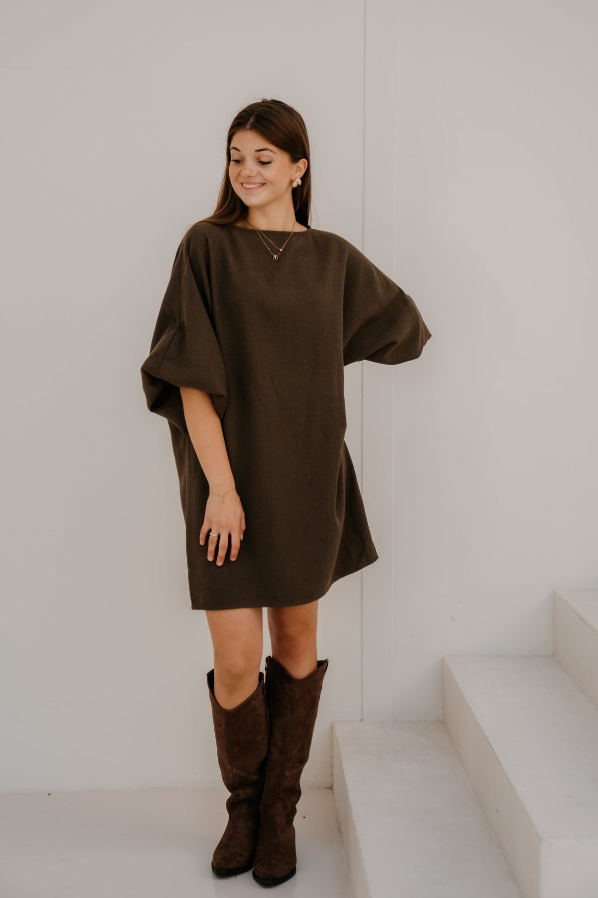 Elina Dress Green - Bij Keesje - Bij Keesje - Jurk