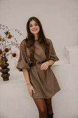 Elina Dress Ruit lightbrown