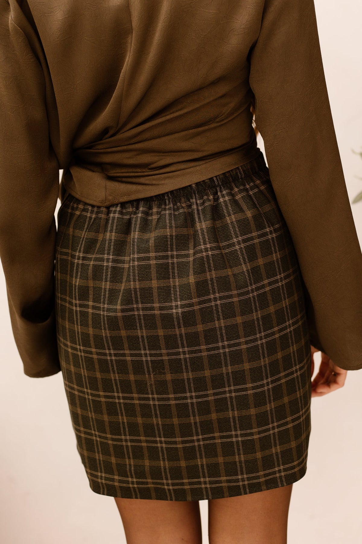 Elina ruit rok groen - Bij Keesje - Bij Keesje - Rok
