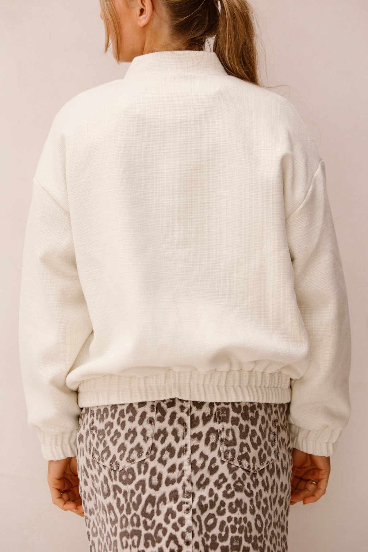 Elissa bomberjack beige - Bij Keesje - Bij Keesje - jas