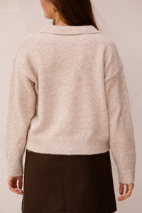 Eliv sweater beige - Bij Keesje - Bij Keesje - sweater