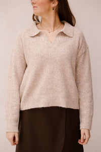 Eliv sweater beige - Bij Keesje - Bij Keesje - sweater