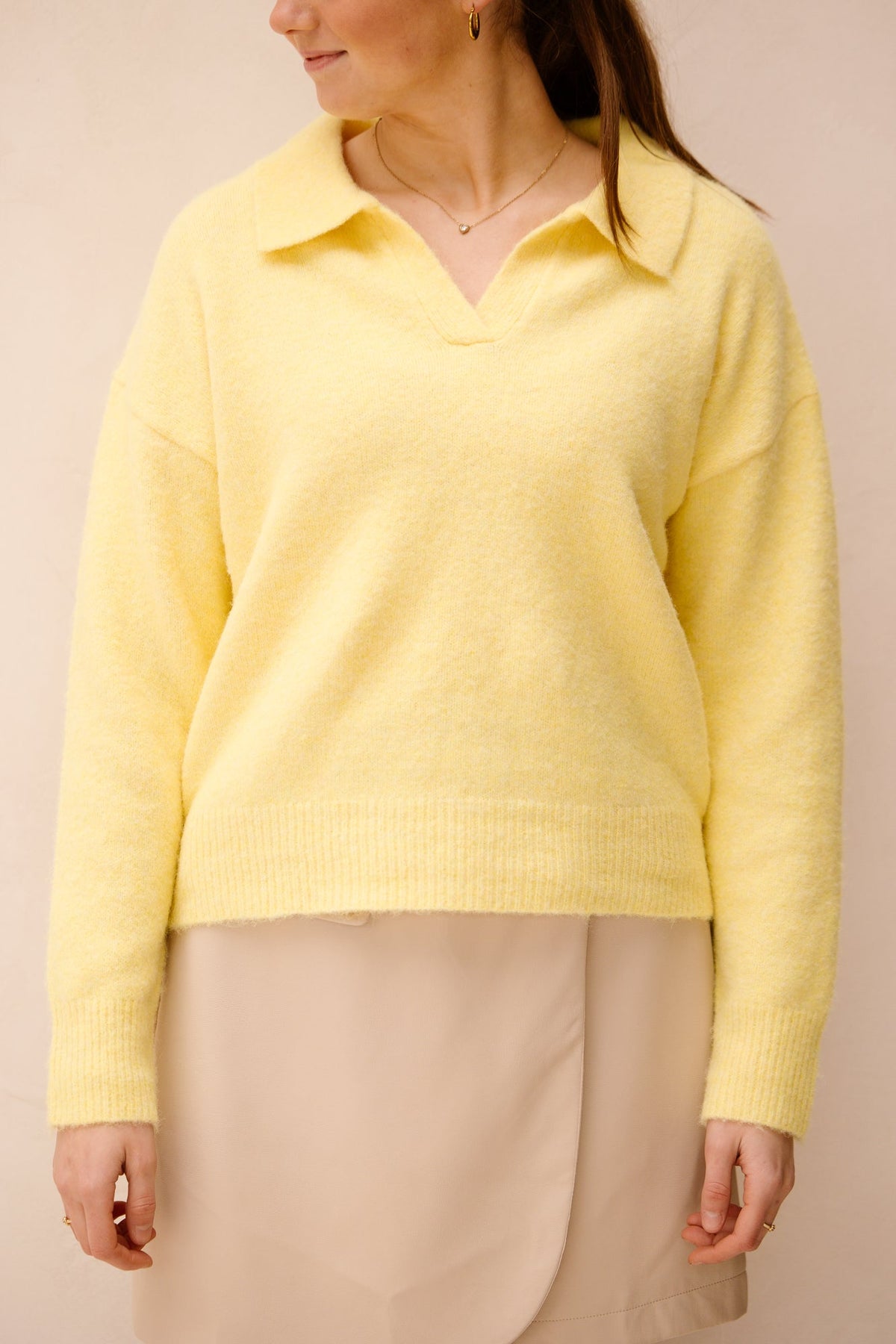 Eliv sweater yellow - Bij Keesje - Bij Keesje - sweater