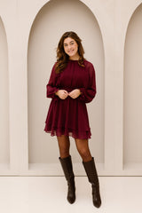 Elize dress bordeaux