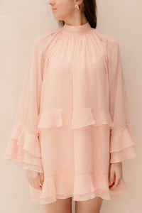 Elke dress peach - Bij Keesje - Bij Keesje - Jurk