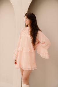 Elke dress peach - Bij Keesje - Bij Keesje - Jurk
