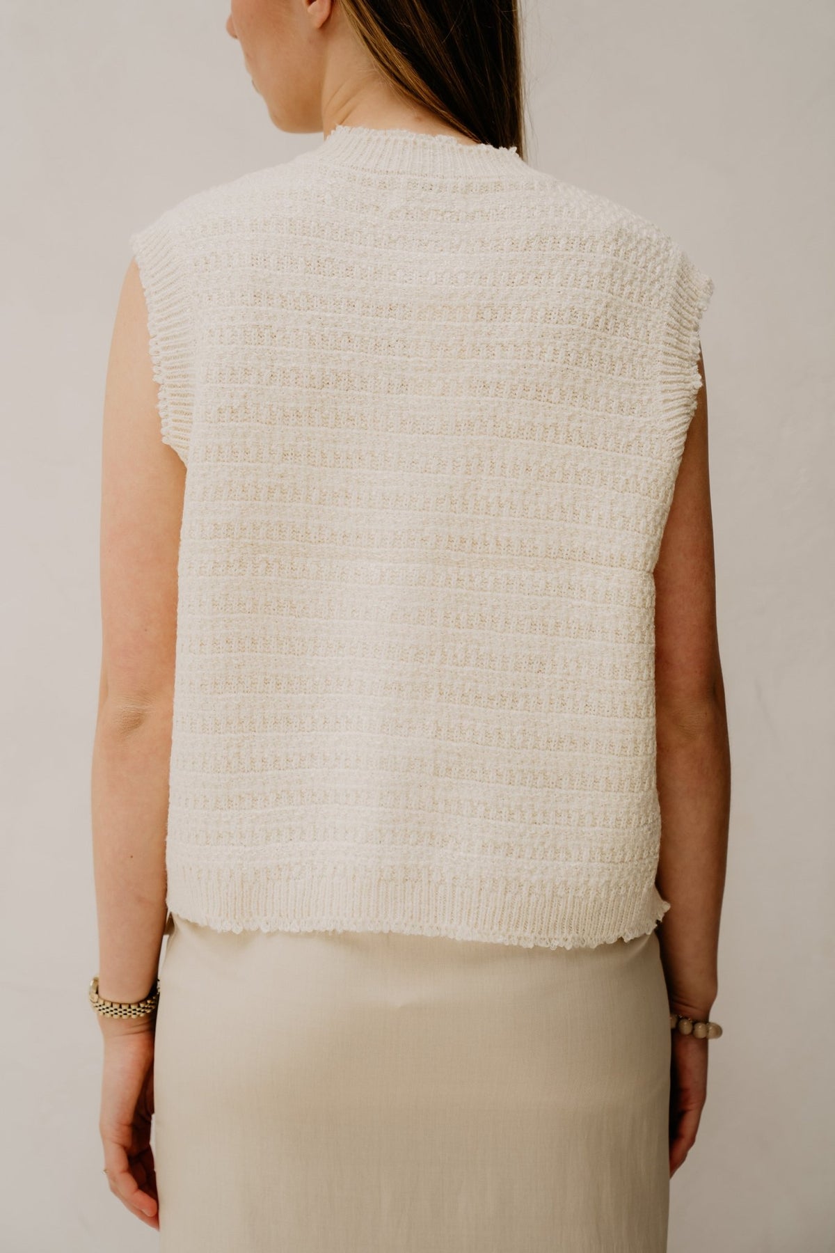 Ellen Gilet Off White - Bij Keesje - Bij Keesje The Label - Gilet