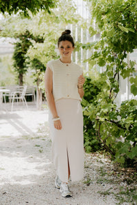 Ellen Gilet Off White - Bij Keesje - Bij Keesje The Label - Gilet