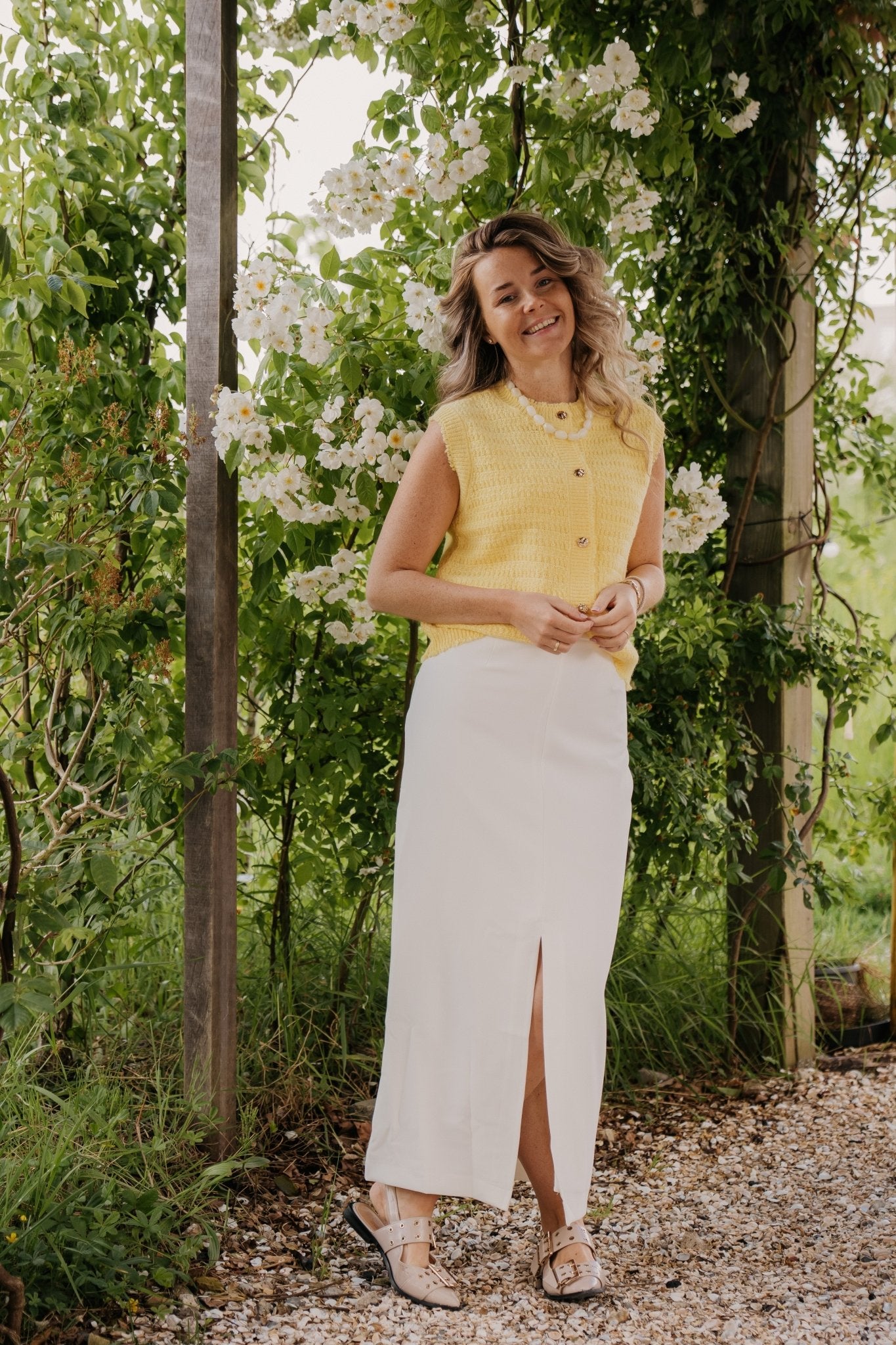 Ellen Gilet Yellow - Bij Keesje - Bij Keesje The Label - Gilet