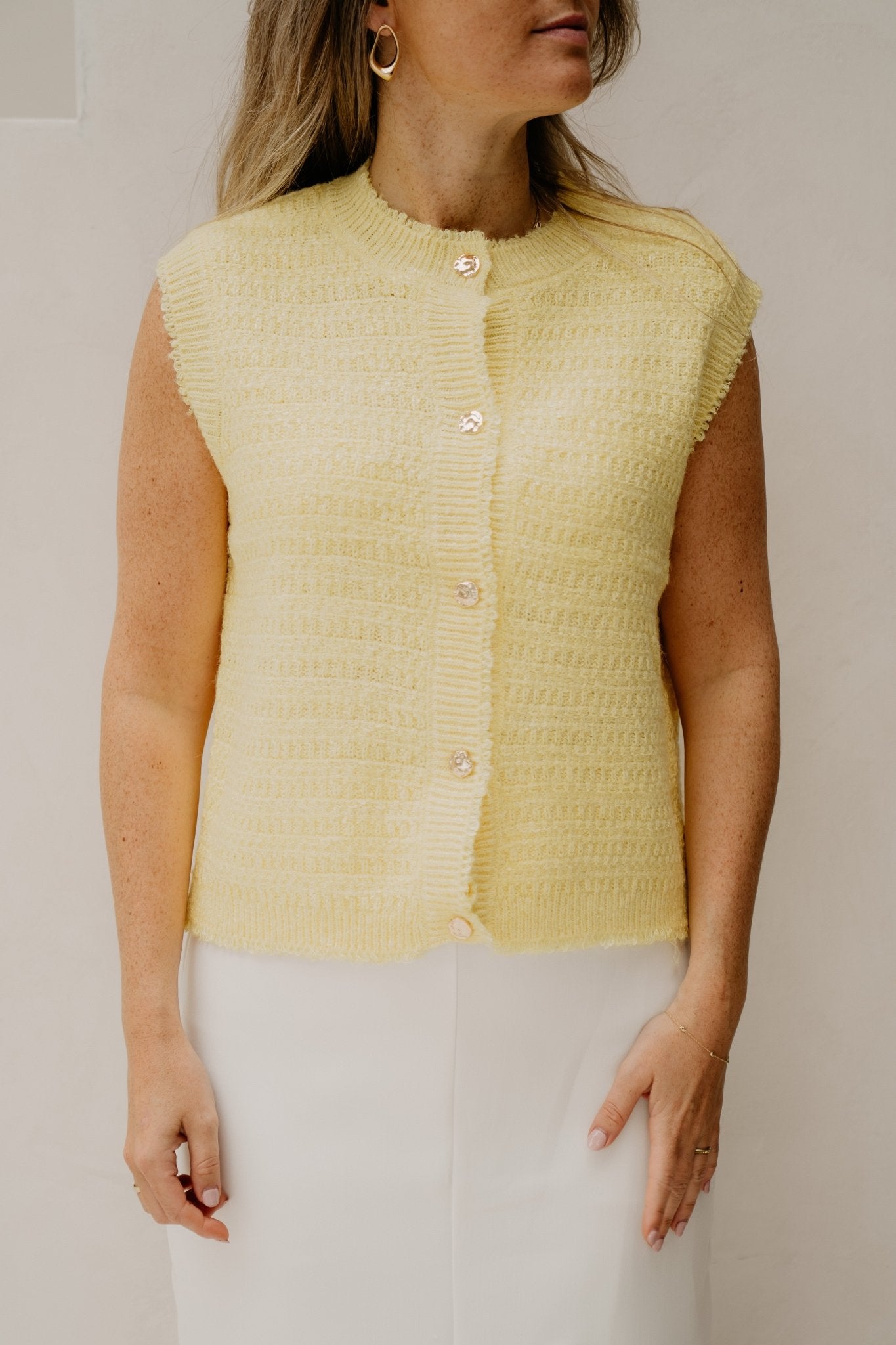 Ellen Gilet Yellow - Bij Keesje - Bij Keesje The Label - Gilet