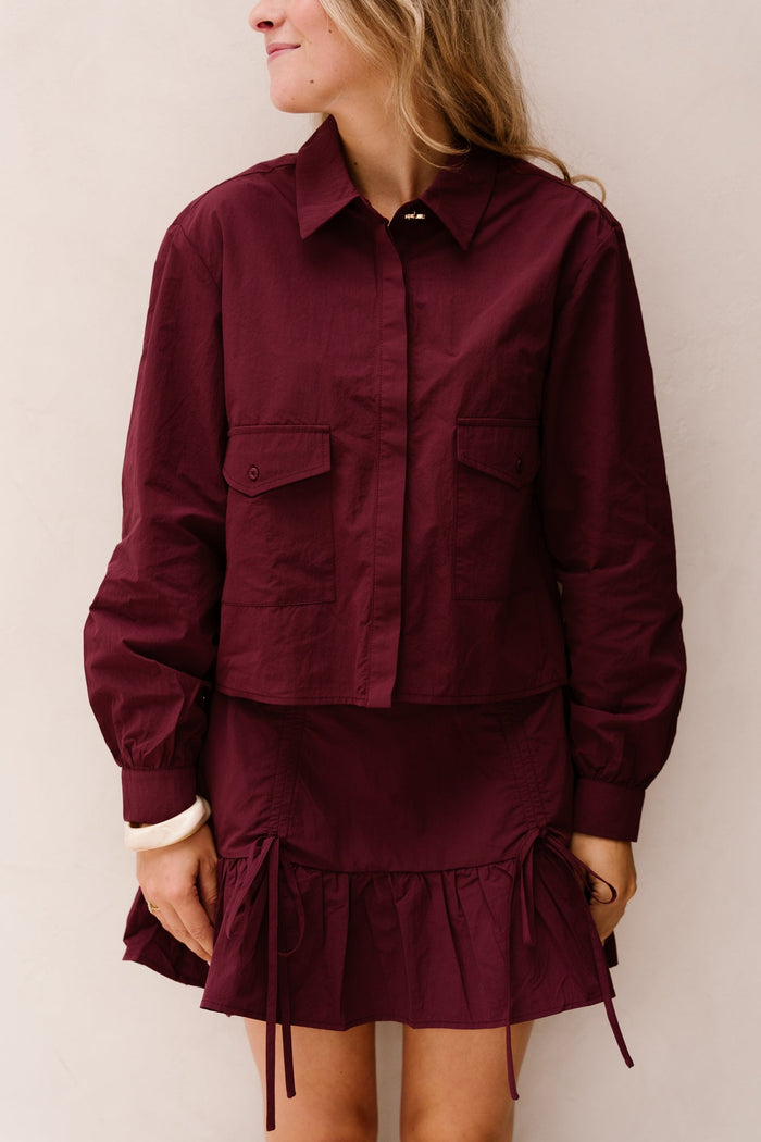 Elma Blouse Mulberry - Bij Keesje - FLURESK - Blouse