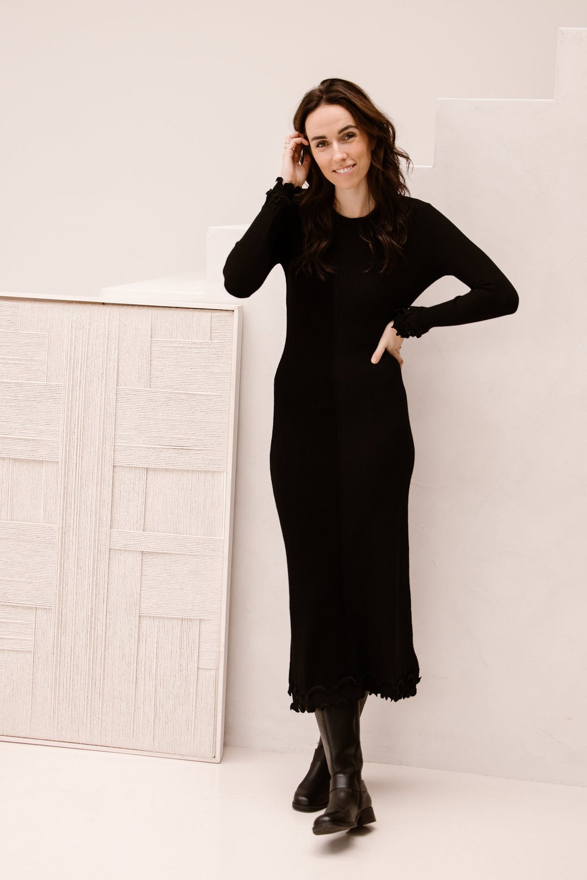 Elodie bodycon dress black - Bij Keesje - Bij Keesje