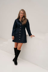 Eloise Dark Denim Dress