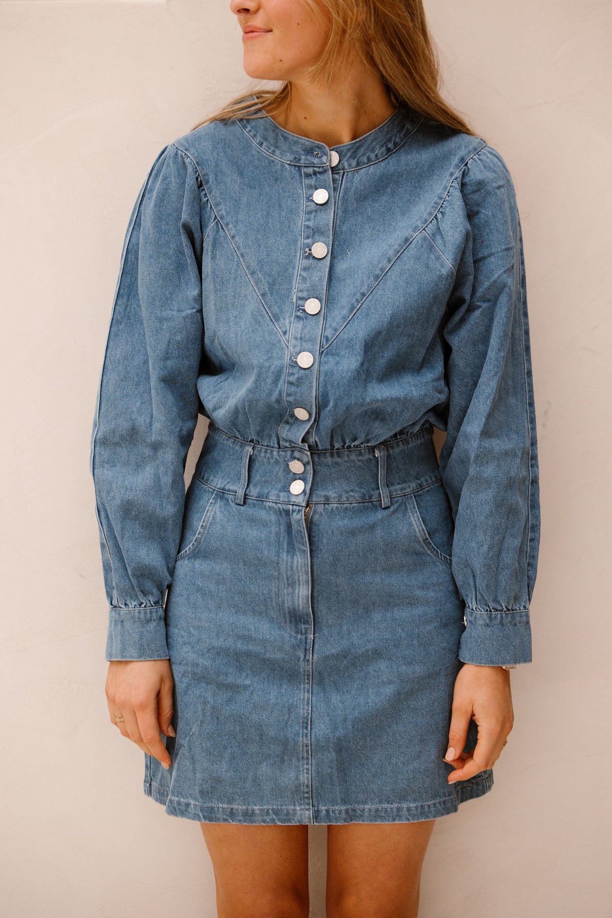 Elsje Denim Dress - Bij Keesje - Bij Keesje - Jurk