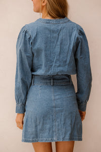 Elsje Denim Dress - Bij Keesje - Bij Keesje - Jurk