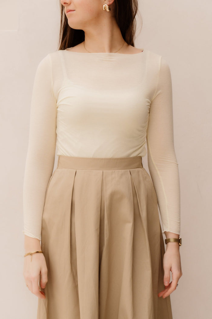 Elvi top geel - Bij Keesje - Bij Keesje - Top