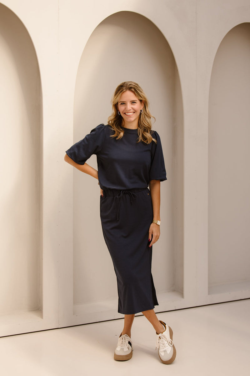 Elvira Izzy rok navy - Bij Keesje - Elvira