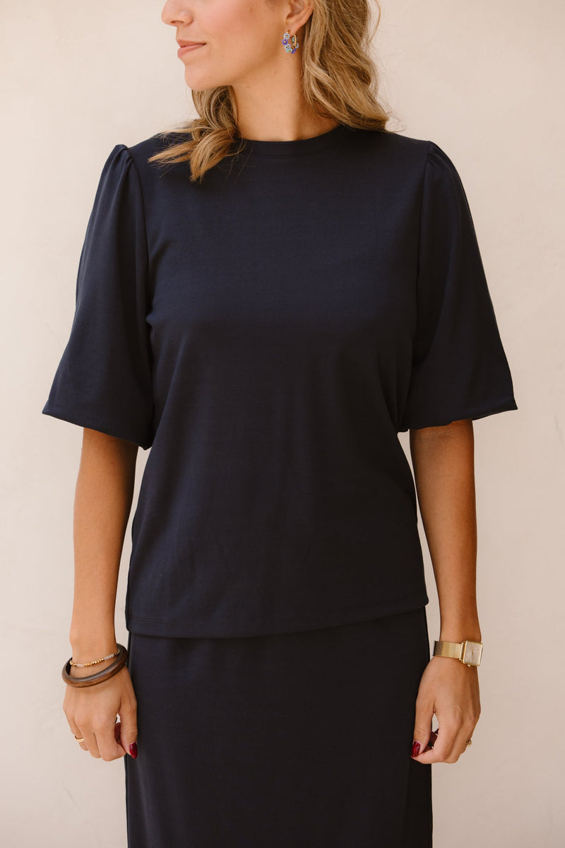 Elvira Izzy top navy - Bij Keesje - Elvira