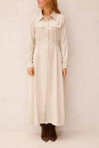 Emily Dress Beige - Bij Keesje - Bij Keesje - Jurk