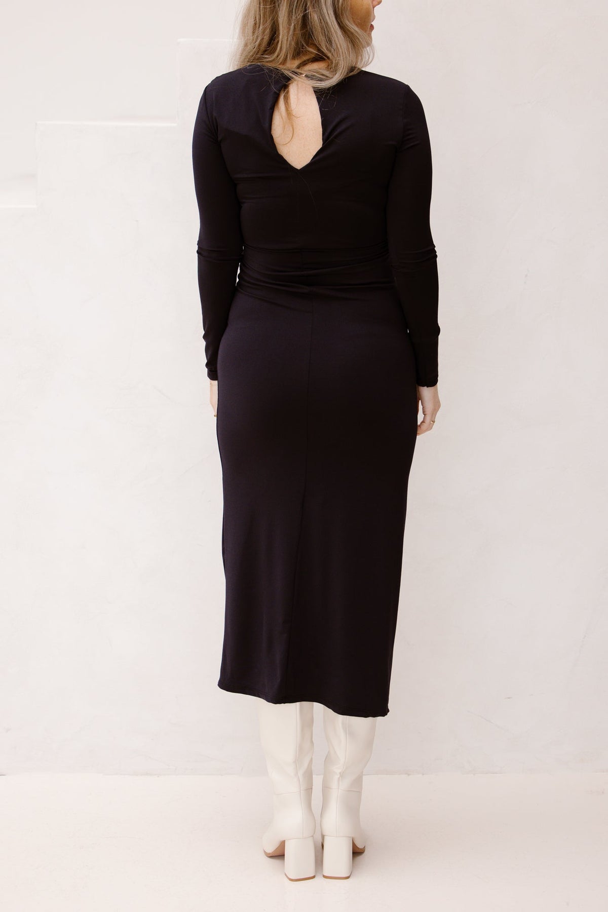 Emma long dress black - Bij Keesje - Bij Keesje