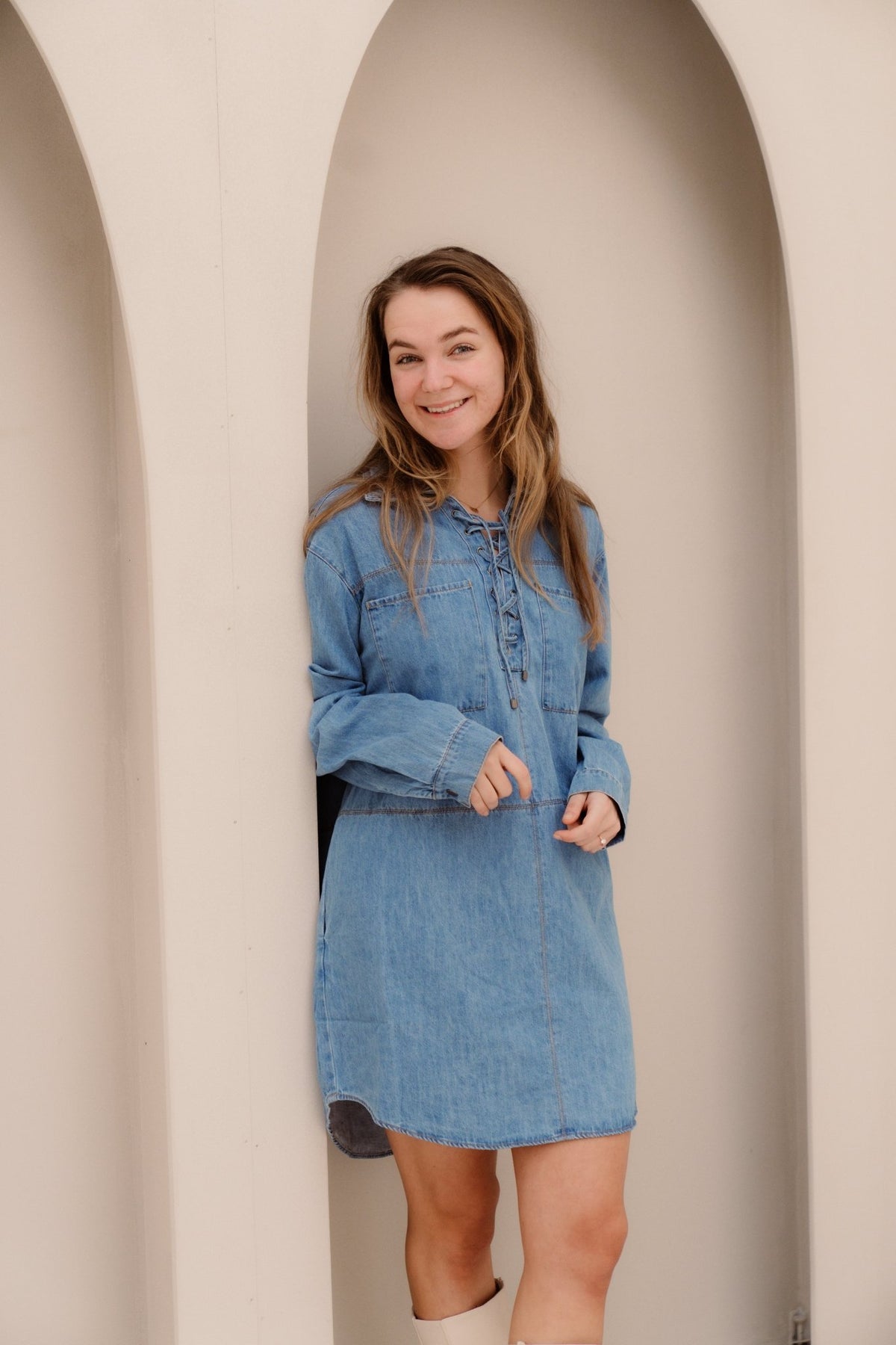 Erinn denim dress - Bij Keesje - Bij Keesje - Jurk