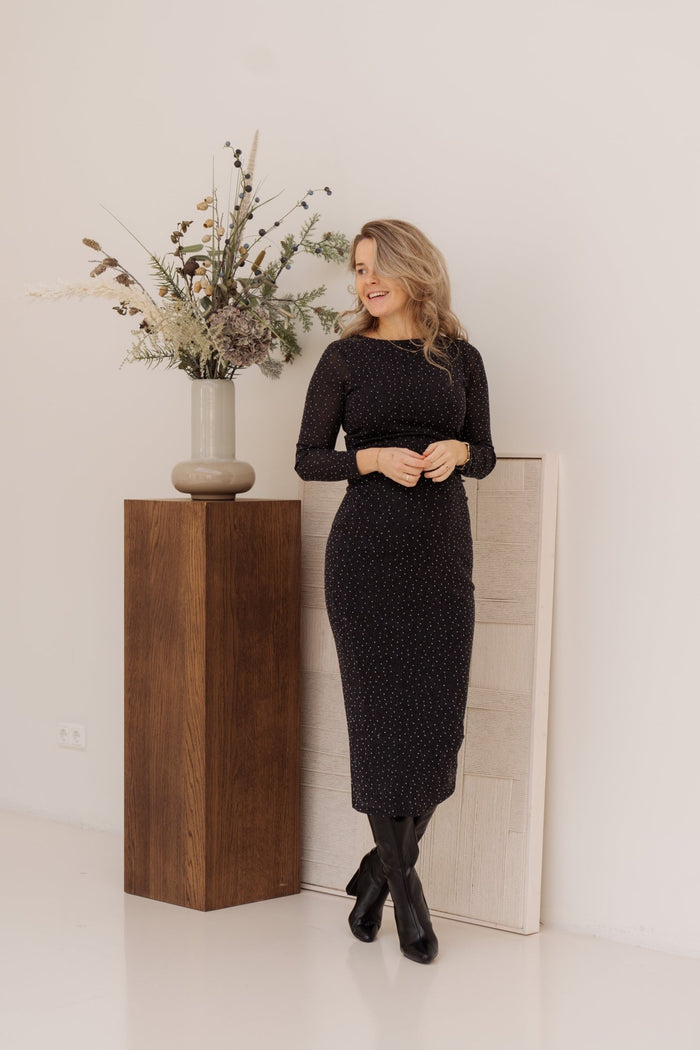 Esme black silver dress - Bij Keesje - Sister Point