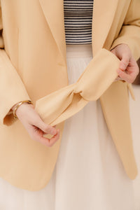 Esrin blazer yellow - Bij Keesje - Bij Keesje - Blazer