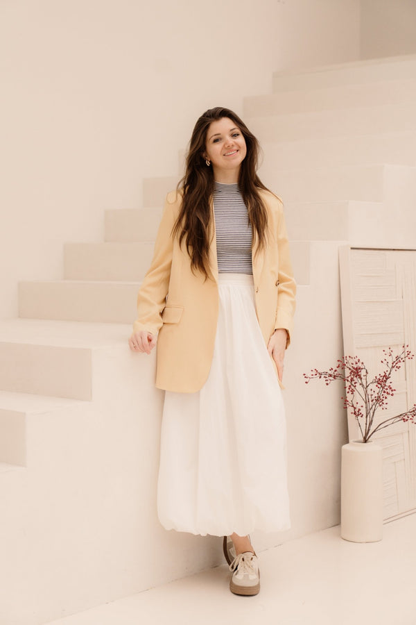 Esrin blazer yellow - Bij Keesje - Bij Keesje - Blazer