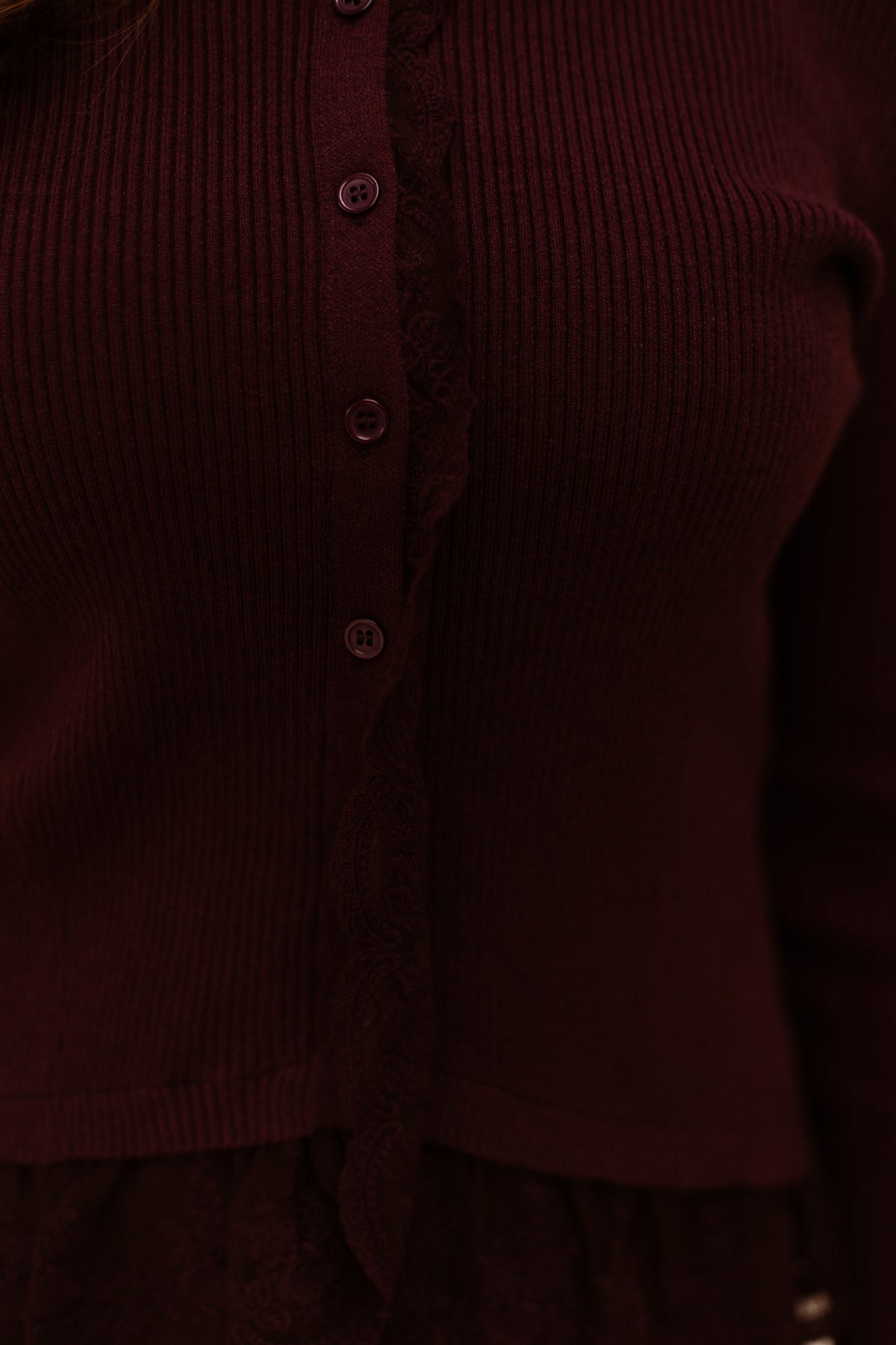Esther vestje bordeaux - Bij Keesje - Bij Keesje - Vest