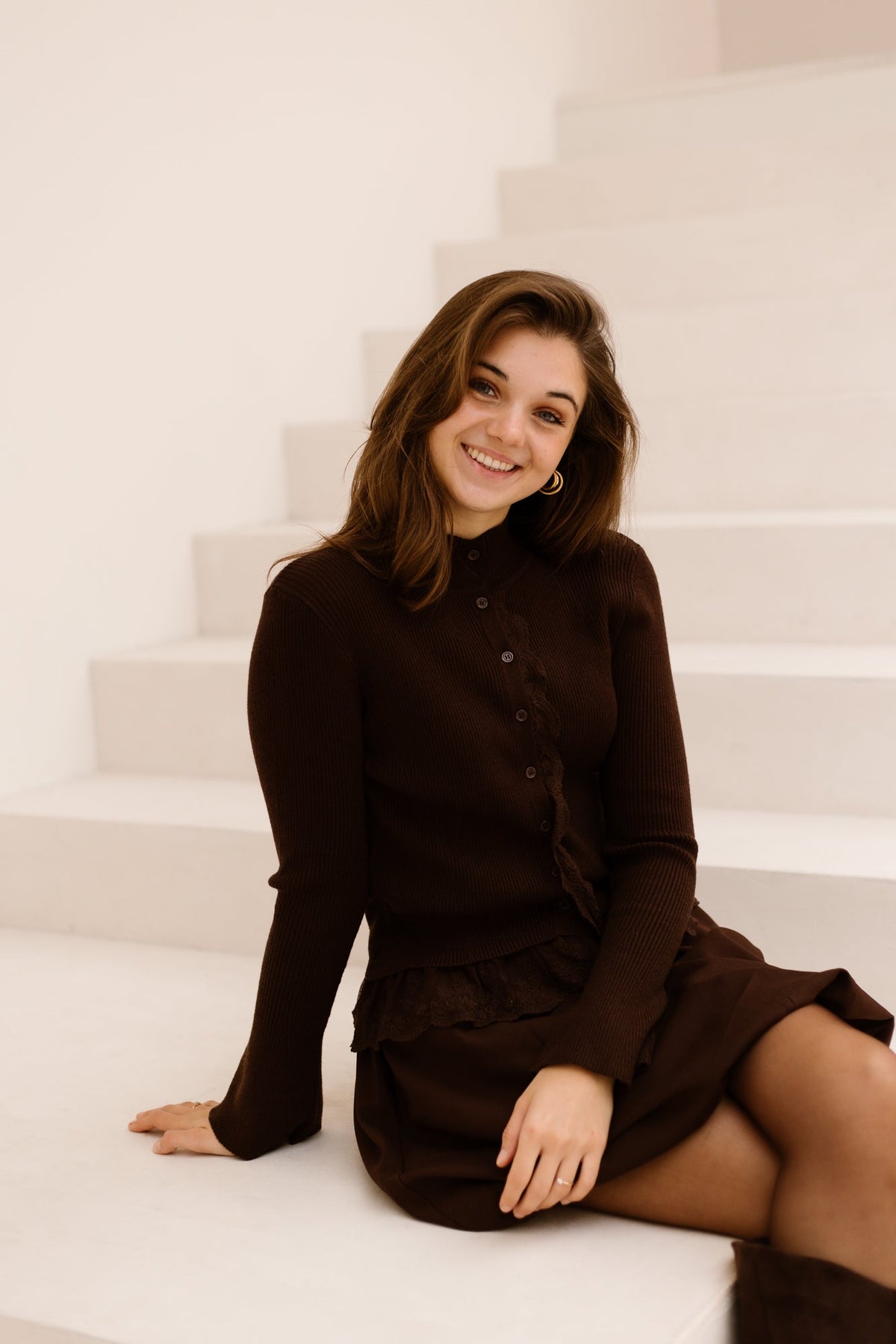 Esther vestje brown - Bij Keesje - Bij Keesje - Vest