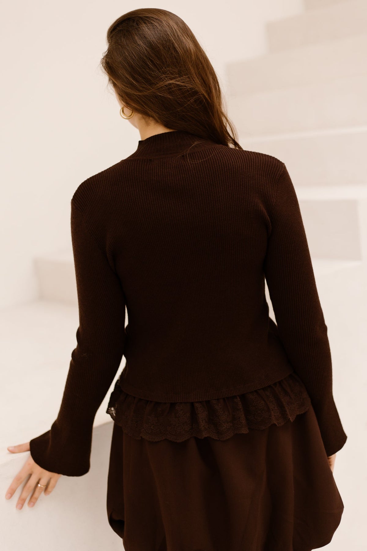 Esther vestje brown - Bij Keesje - Bij Keesje - Vest