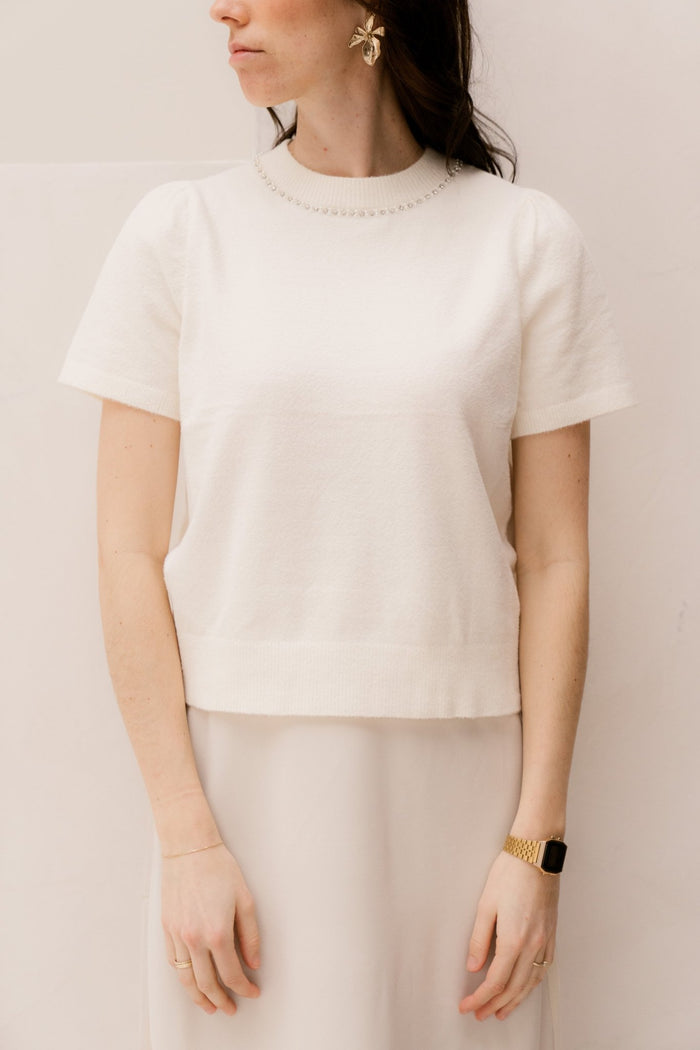 Etta Top Wool White - Bij Keesje - G - maxx