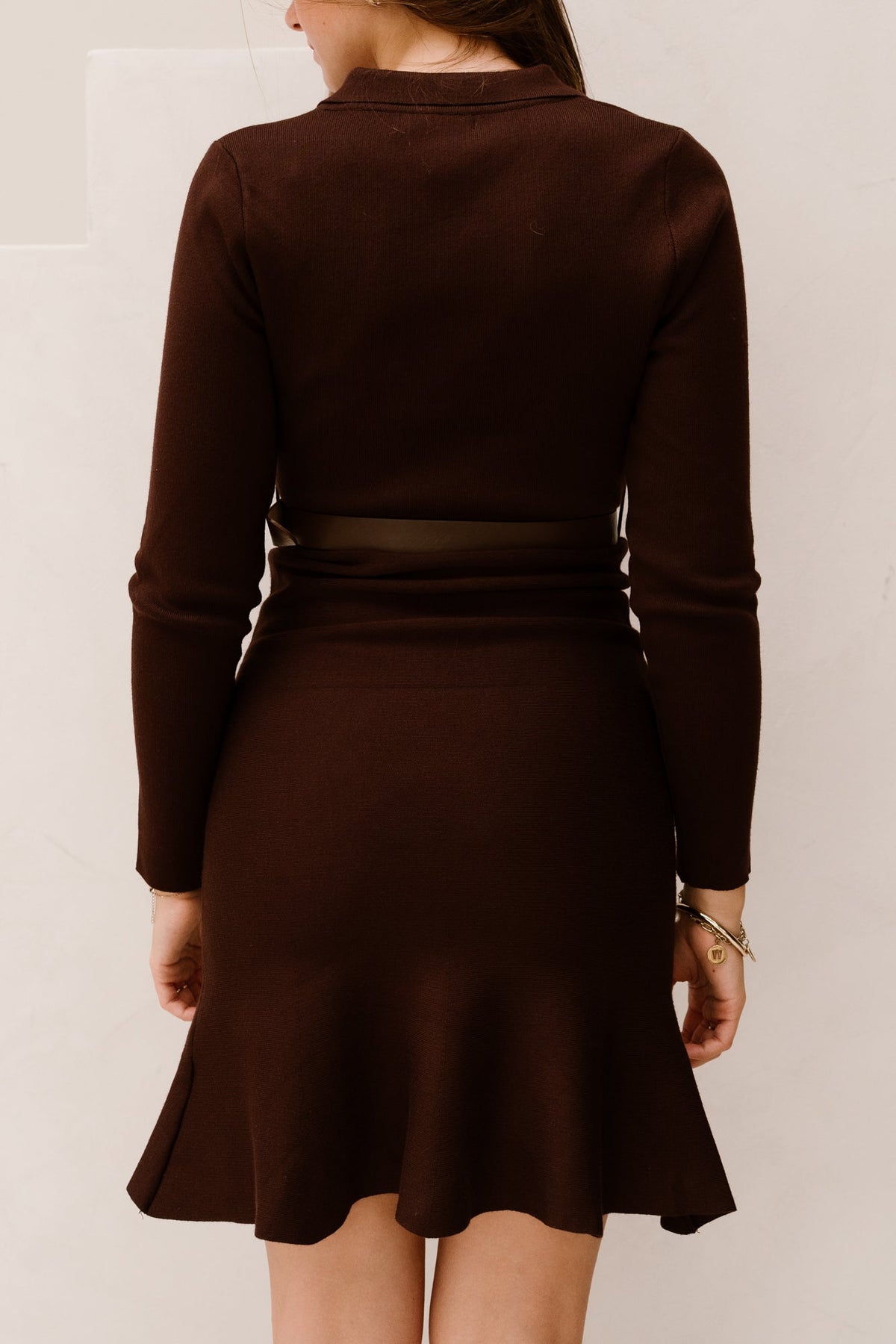 Eva Dress Brown - Bij Keesje - Bij Keesje - Jurk