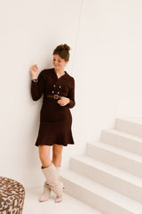 Eva Dress Brown
