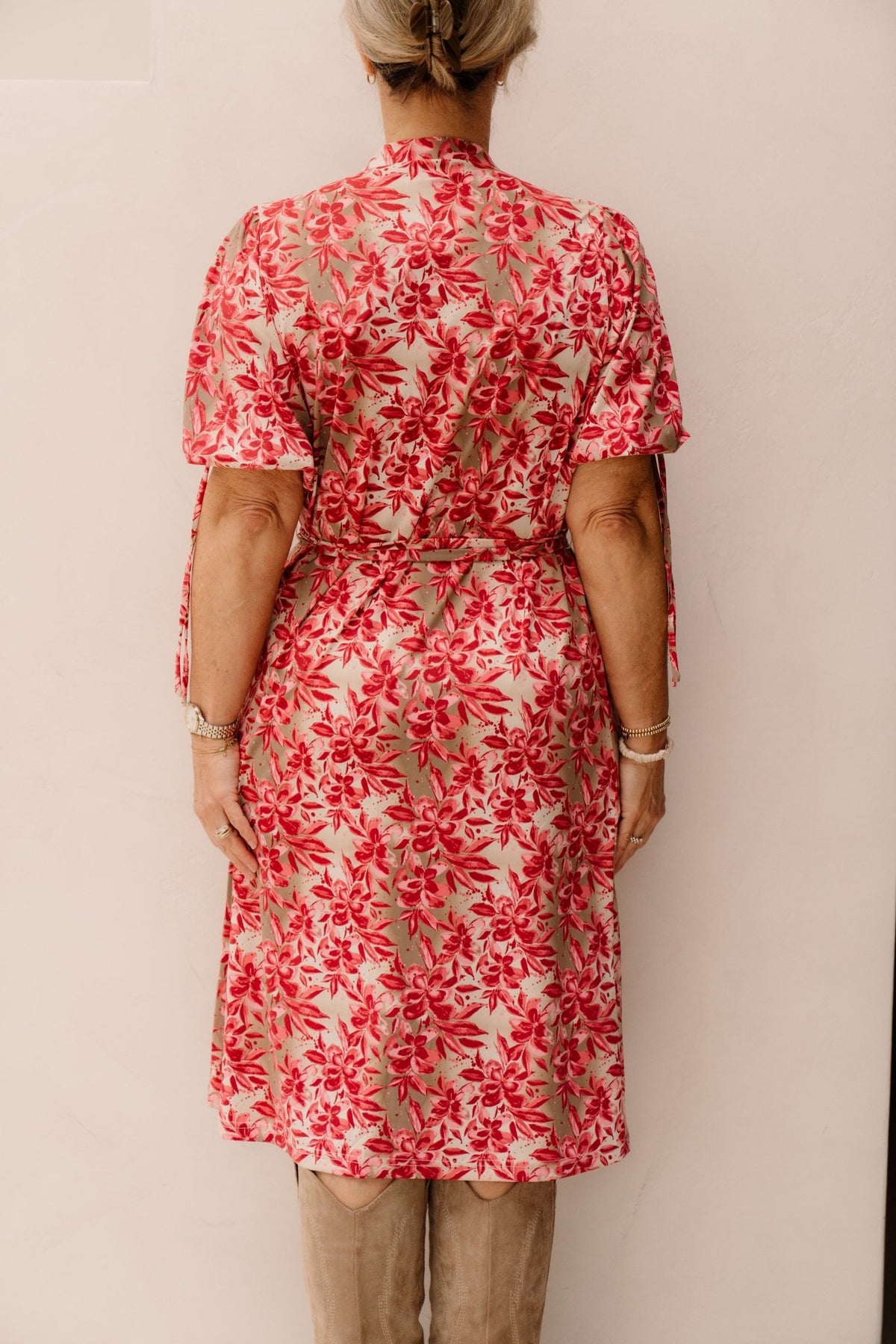 Evania Dress Sand/Pretty Pink - Bij Keesje - G - maxx - Jurk