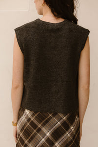 Everest knit vest po antracit - Bij Keesje - Neo Noir