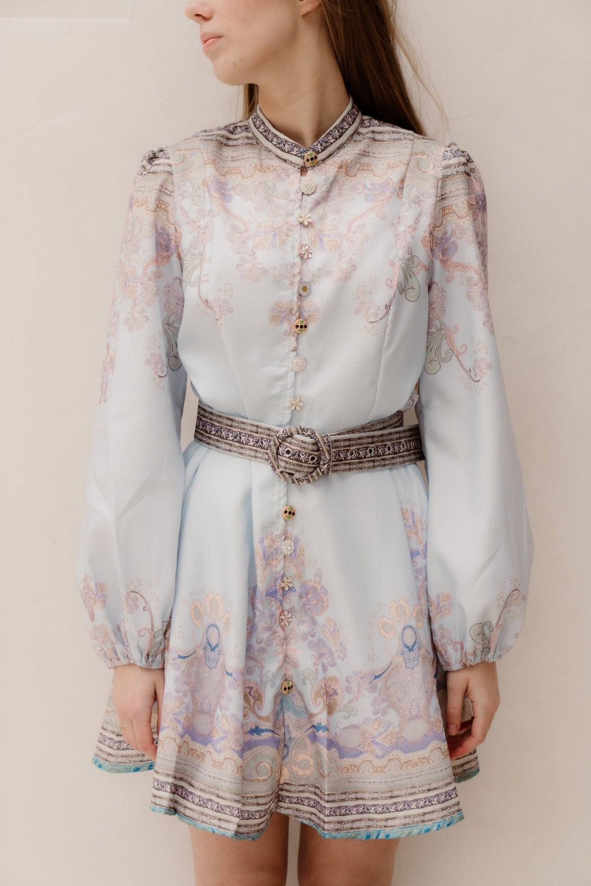 Evita print dress blue - Bij Keesje - Bij Keesje - Jurk