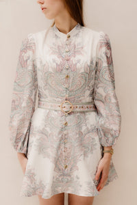 Evita print dress green - Bij Keesje - Bij Keesje - Jurk