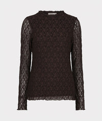 Top l.slve lace - Cacao - 30504
