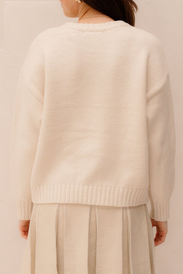 Fay sweater beige - Bij Keesje - Bij Keesje - sweater