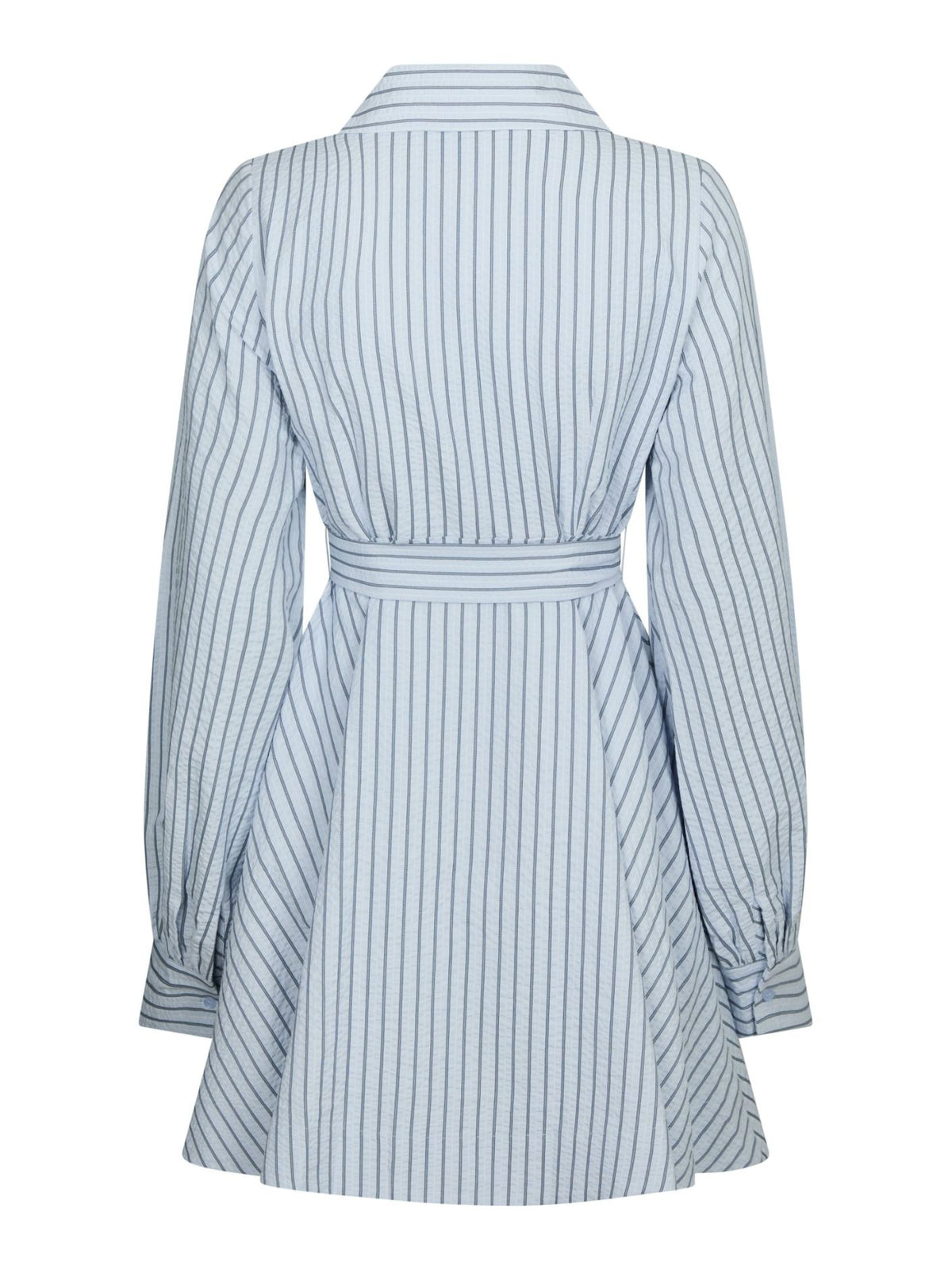 Felice Striped Crepe Dress Blue - Bij Keesje - Neo Noir - Jurk