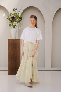 Felicia S voile skirt pistachio - Bij Keesje - Neo Noir - Rokken