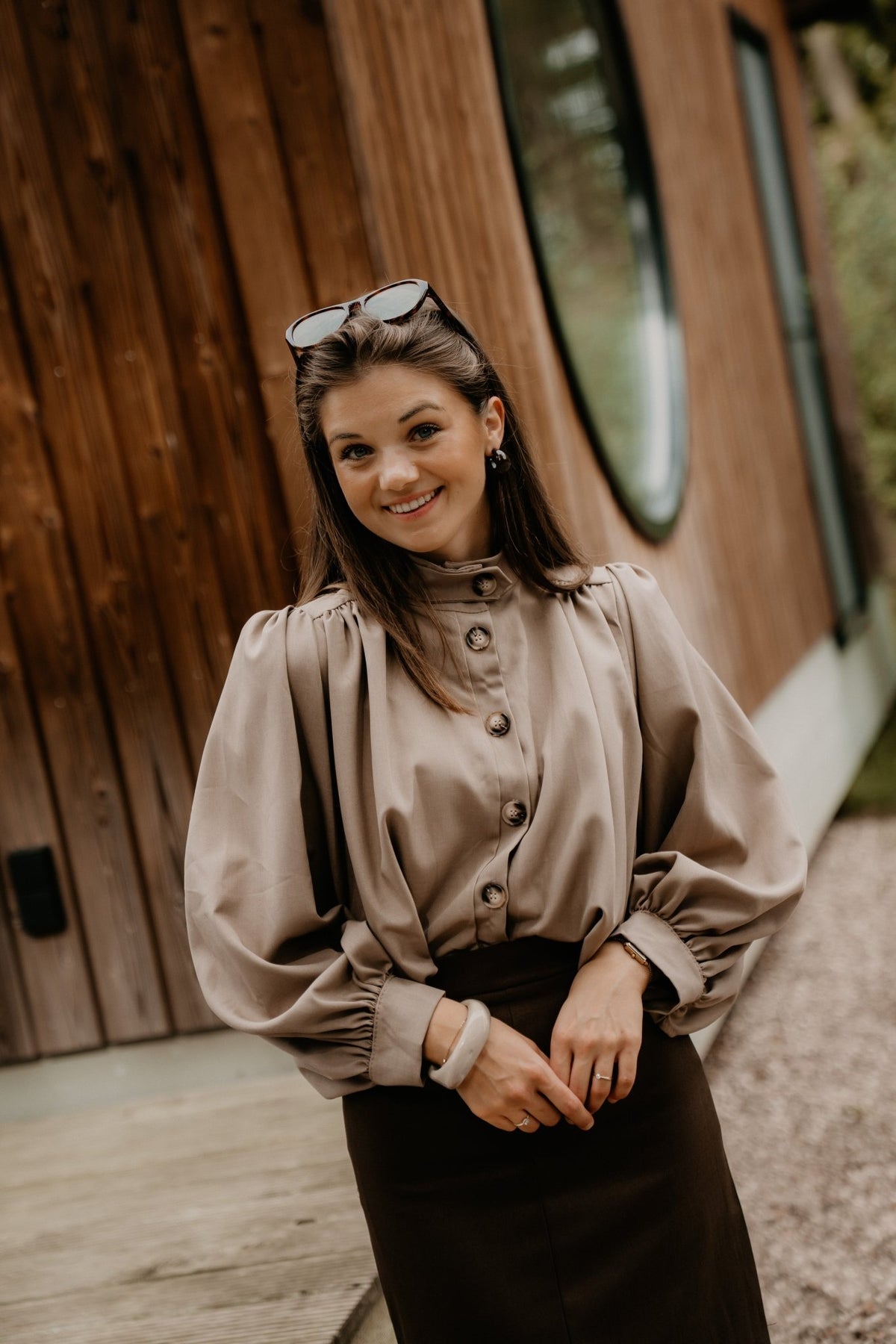 Felise Bomber Taupe - Bij Keesje - Bij Keesje - Jas