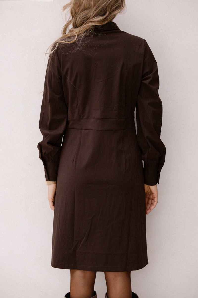 Fem traveldress brown - Bij Keesje - Bij Keesje